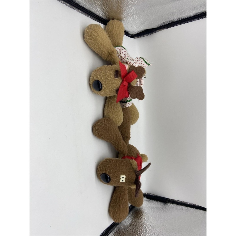 Hallmark‎ Rodney & Rhonda Reindeer Plush Christmas Vintage Lot (2)